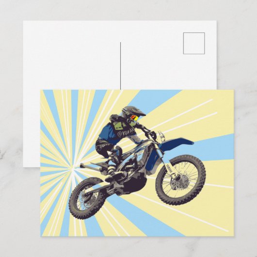 モトクロス ポストカード (正面/裏面)