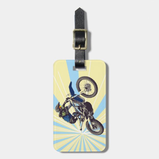 モトクロス ラゲッジタグ (正面縦)