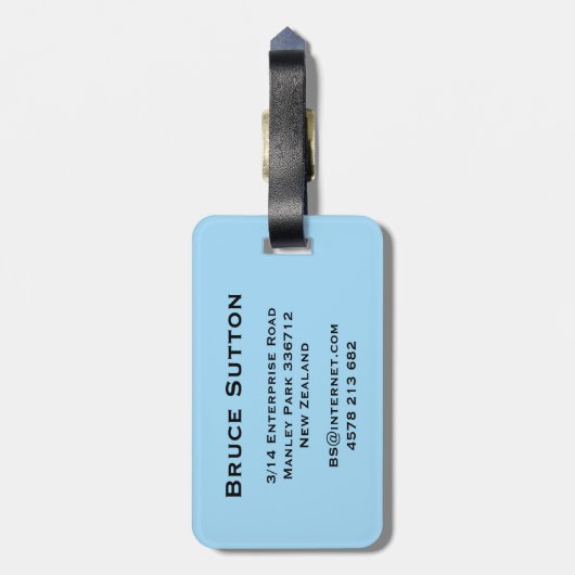 モトクロス ラゲッジタグ (裏面縦)