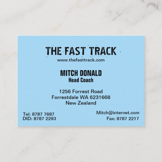 モトクロス 名刺 (裏面)