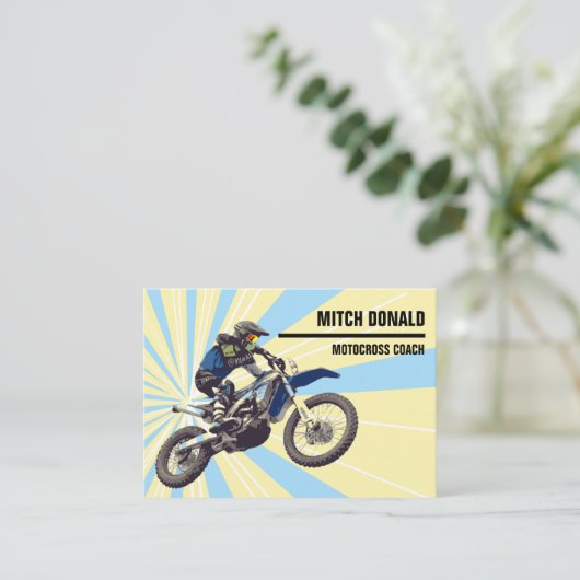 モトクロス 名刺 (スタンド正面)