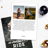 モトクロス　楽しい　クリスマス　写真 シーズンカード