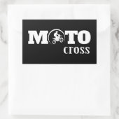 モトクロス 長方形シール (バッグ)