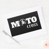 モトクロス 長方形シール (封筒)