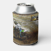 モトクロスDirtbikeレーサースポーツギフト 缶クーラー (缶裏面)