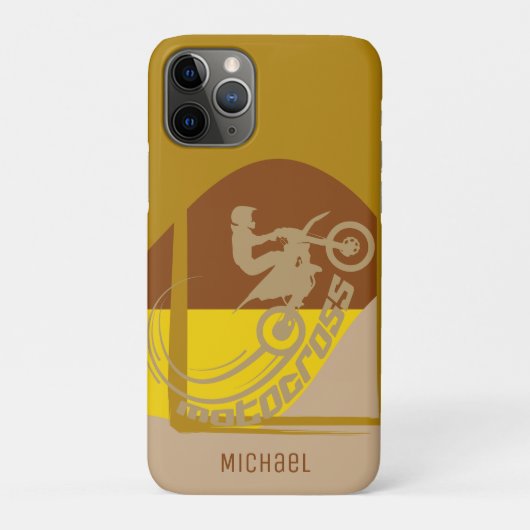 モトクロスdirtbike moto-x mx Case-Mate iPhoneケース (裏)