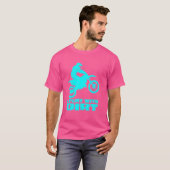 モトクロスI汚れた男性と浮気する女性10代の子供B Tシャツ (正面フル)