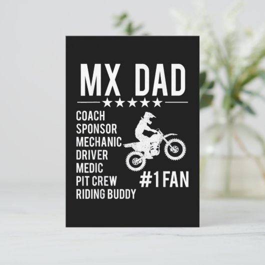 モトクロスMXパパ カード (スタンド正面)