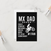 モトクロスMXパパ カード (正面/裏面インサイチュ)