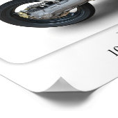 モトグジグリソモーターサイクル – A3サイズプリントポスター ポスター (角)