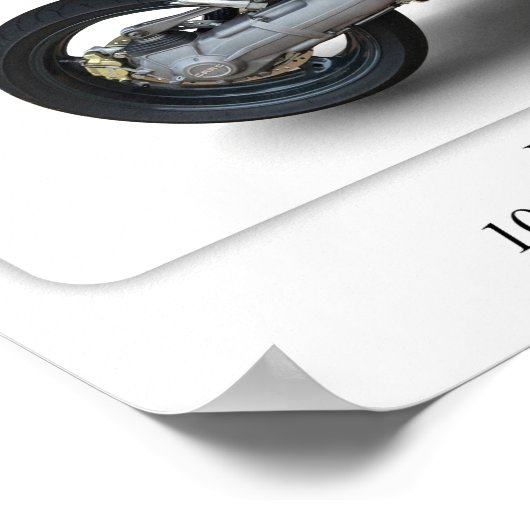 モトグジグリソモーターサイクル – A3サイズプリントポスター ポスター (角)