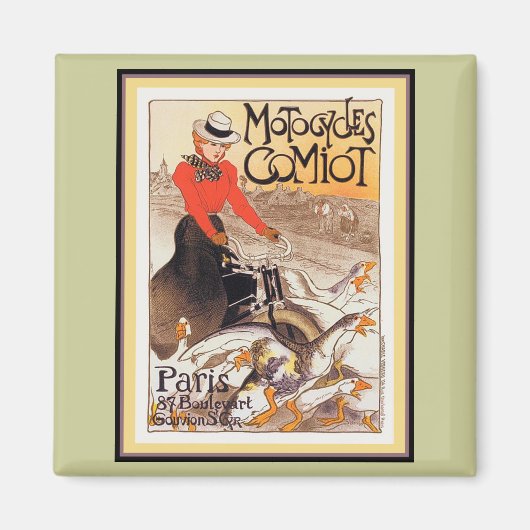 モトサイクルコミオ マグネット (正面)