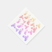 モトスポーツ、ダートクロス スタンダードカクテルナプキン (角)