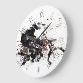 モトックスレーサー ラージ壁時計 (傾斜)