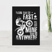 モトトライアルバイク カード (正面)