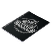 モトパーソナライズされたクロスライダーダートバイクヒルレース ノートブック (左側)