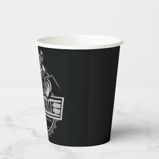 モトパーソナライズされたクロスライダーダートバイクヒルレース 紙コップ (左)