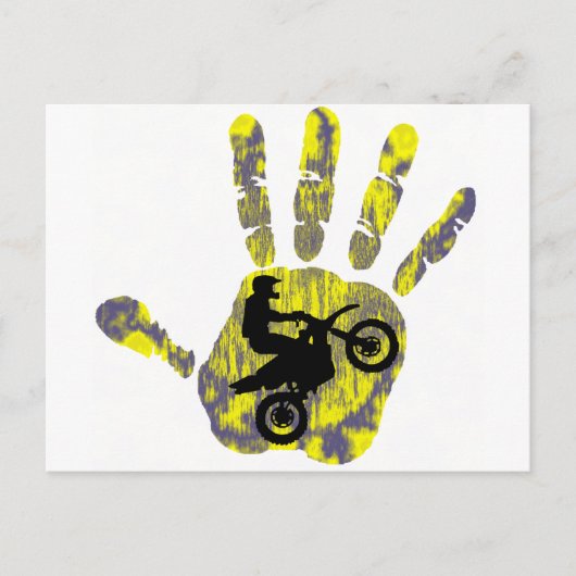 モトフレッシュ絵を描 ポストカード (正面)