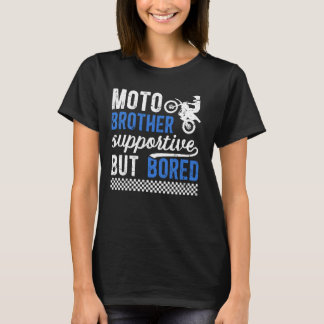 モトブラザー支援が退屈モトクロスブラザーズ Tシャツ