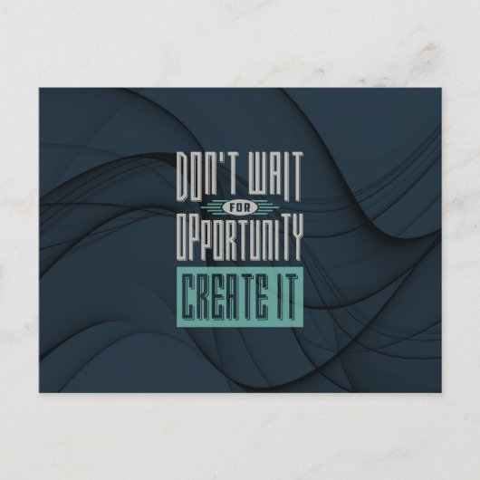 モトベーション – 機会 ポストカード (正面)