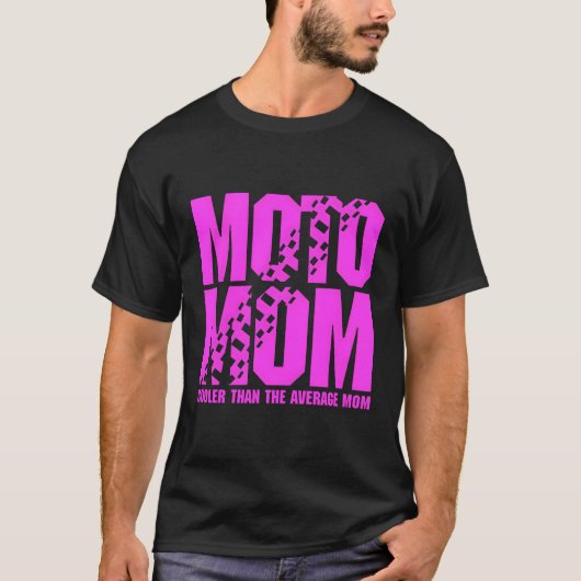 モトママが平均的なママより Tシャツ (正面)