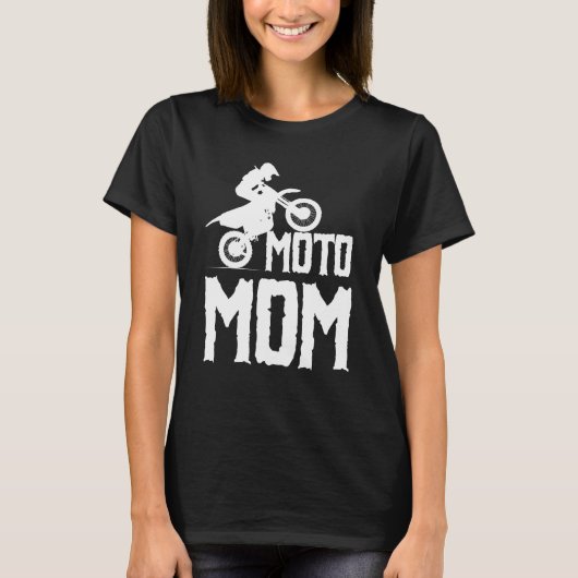モトマモーバイクモトクロスダートバイクレース Tシャツ (正面)