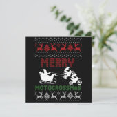 モトメリークロスマスディア醜いクリスマスバイク 招待状 (スタンド正面)