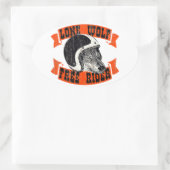 モトライダー 楕円形シール (バッグ)