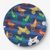 モトラマダートバイク ペーパープレート (正面)