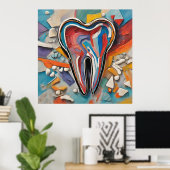 モトリー歯科芸術 ポスター (ホームオフィス)