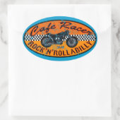 モトレーサー 楕円形シール (バッグ)