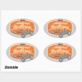 モトレーシング 楕円形シール (シート)