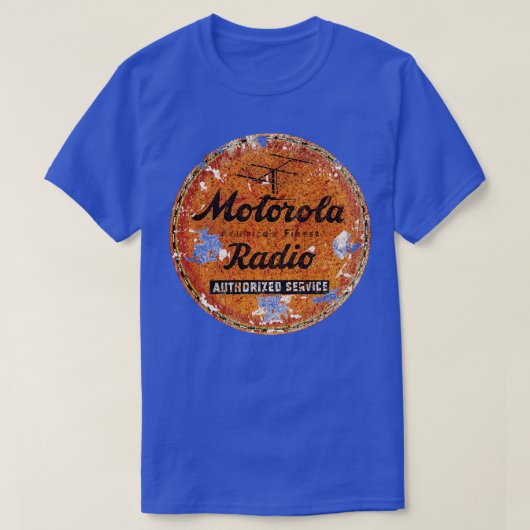 モトローラヴィンテージラジオ Tシャツ (デザイン正面)