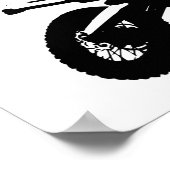 モト生まれクロスバイクのスポーツに乗ること ポスター (角)