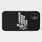 モト食べクロスのスリープブラップリピート贈り物 Case-Mate iPhoneケース (裏面(横))