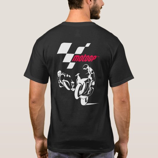 モトGpすごいバイクグランプリオートバイレース Tシャツ (裏面)
