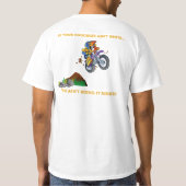 モトx Tシャツもしお前のナックルは白くない… Tシャツ (裏面)