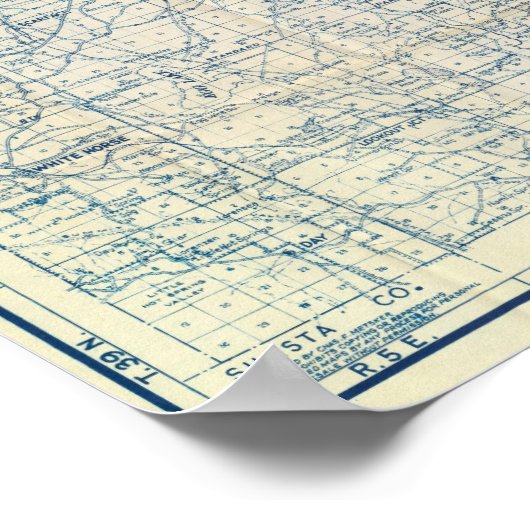 モドク郡 ポスター (角)