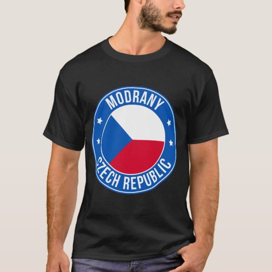 モドラニ チェコ共和国 シティTシャツ Tシャツ (正面)