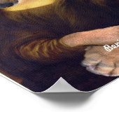 モナおもしろいリサパピードッグ ポスター (角)