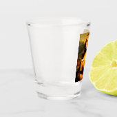 モナおもしろいリサユニークギフトビール愛好家 ショットグラス (左)