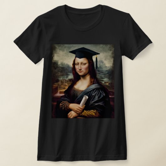 モナおもしろい・リサ卒業生 Tシャツ (レイダウン)