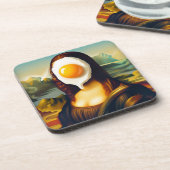 モナエッグオンザーズ顔 コースター (左側)