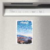 モナカラフルコフランスの・リ絵を描ビエラ マグネット (インサイチュ (食洗機))