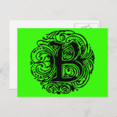 モナキアブラック「B」 ポストカード (正面/裏面)