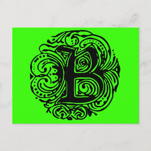 モナキアブラック「B」 ポストカード (正面)