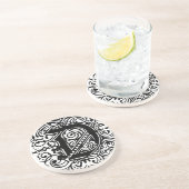 モナキアブラック"D" コースター (側面)