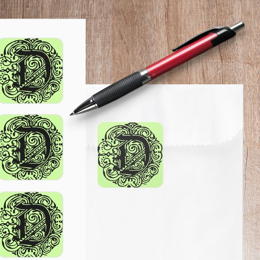 モナキアブラック"D" スクエアシール