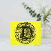 モナキアブラック"D" ポストカード (スタンド正面)