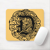 モナキアブラック"D" マウスパッド (マウス)